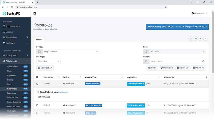 monitoring-keystrokes